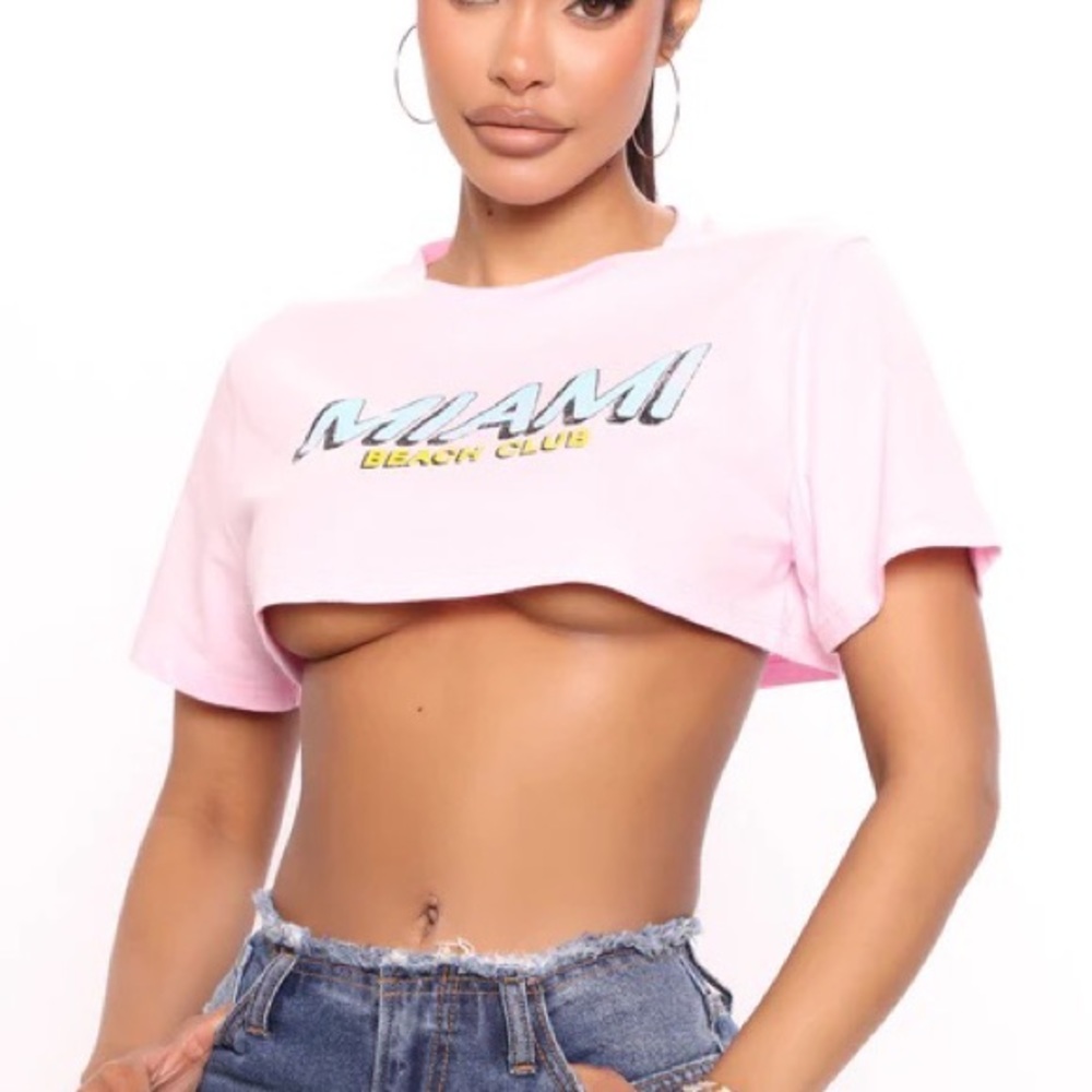 NWT Fashion Nova Miami Crop Top